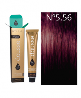 Tinte Dousse 5,56 casataño claro rojo violeta 100ml