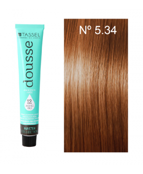 Tinte DOUSSE Free Ammonia 5,34 Castaño claro dorado cobrizo 100ml