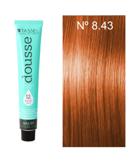 Tinte DOUSSE Free Ammonia 8,43 Rubio claro cobre dorado 100ml