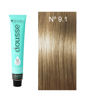 Tinte DOUSSE Free Ammonia 9,1 Rubio muy claro ceniza 100ml