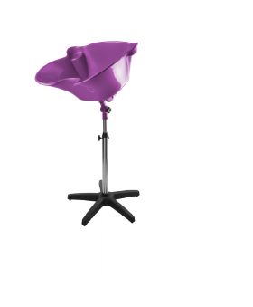 Lavacabezas portatil con pie lila 03736/68