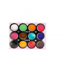 Polvos terciopelo 0,5g surtido 12 colores ref. 06765