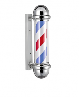 Polo barbero cromado pequeño ref. 04743