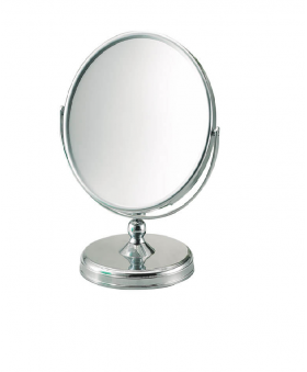 Espejo cromado con base 7x ref. 06735 21cm